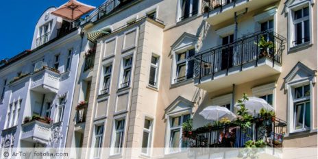 Haus mit Altbaufassade.