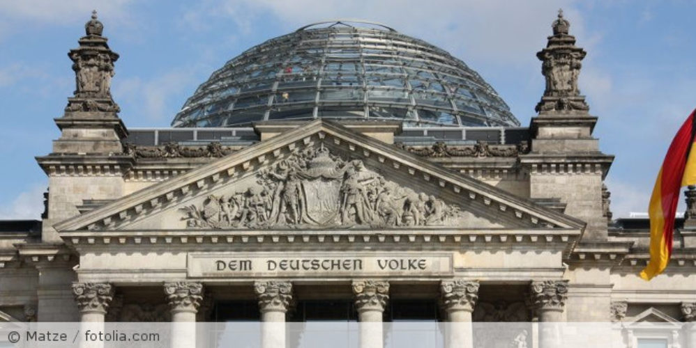 Der Bundestag in Deutschland.