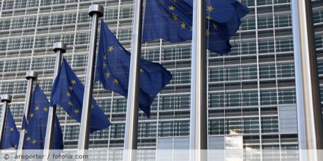 Gebäude von der Europäischen Kommission.