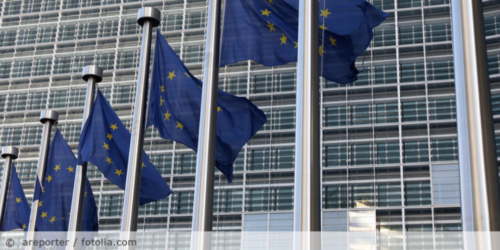 Gebäude von der Europäischen Kommission.
