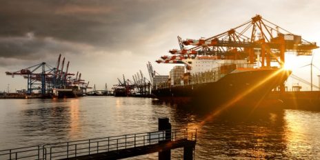 Hamburger Hafen.