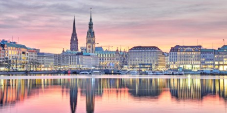Die Stadt Hamburg.