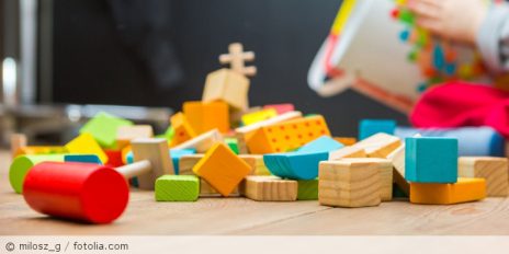 Kinderspielzeug aus Holz.