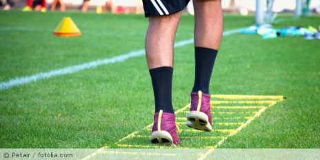 Sportler beim Training.
