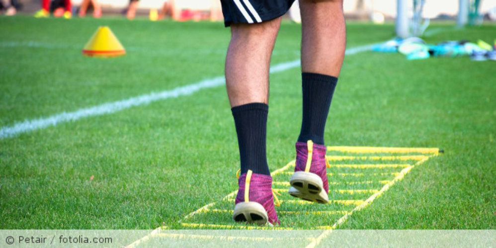 Sportler beim Training.