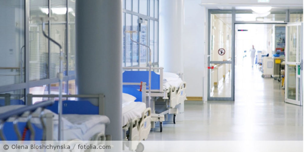 Krankenhausflur.