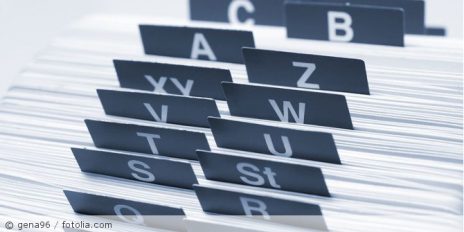 Kundenakten von A-Z.