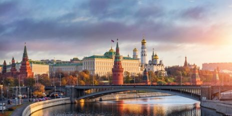 Die Stadt Moskau.