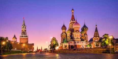 Die Basilius Kathedrale in Russland.