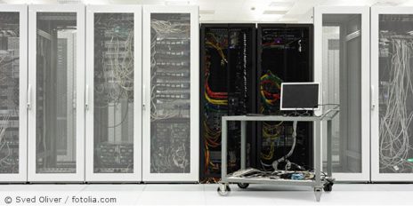 Ein Serverraum.