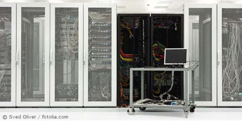 Ein Serverraum.