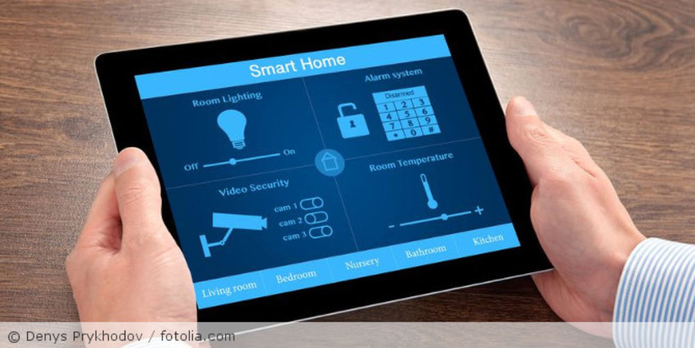 Ein Tablet mit Smarthome.