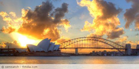 Die Brücke in Sydney.
