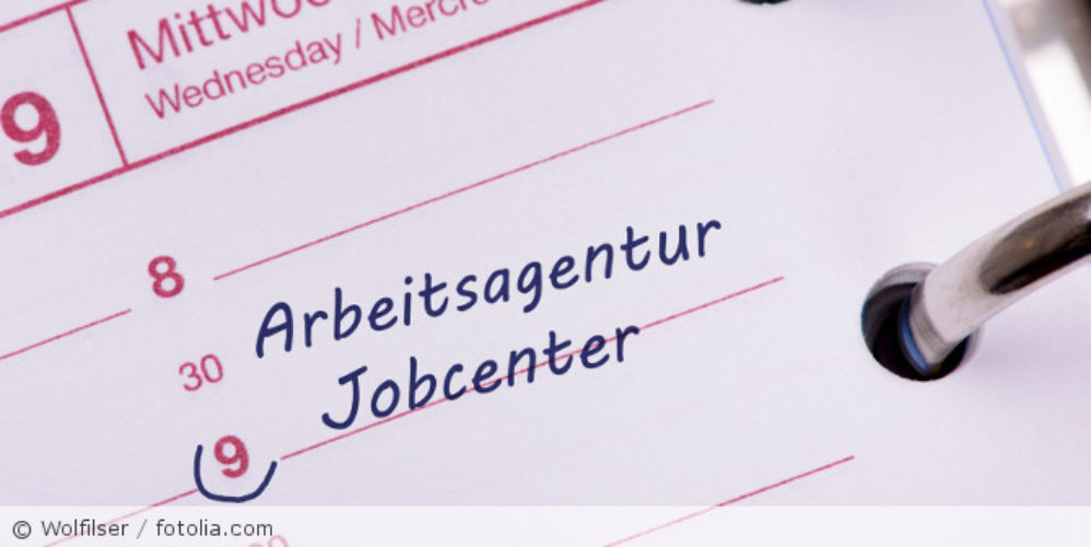 Ein Kalendereintrag bei der Arbeitsagentur.