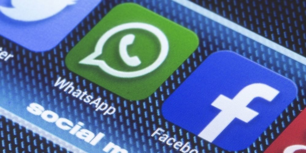 Die Apps Facebook und WhatsApp.