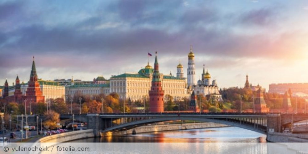 Die Stadt Moskau.