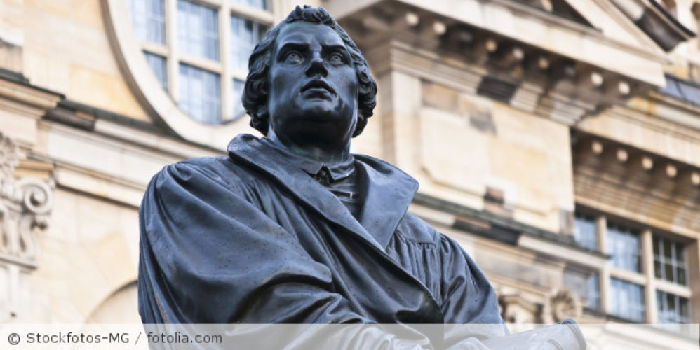 Martin-Luther Statur.