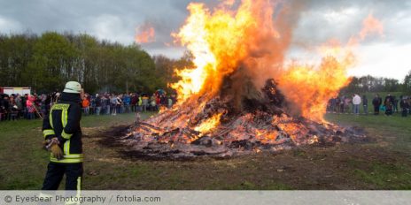Osterfeuer.