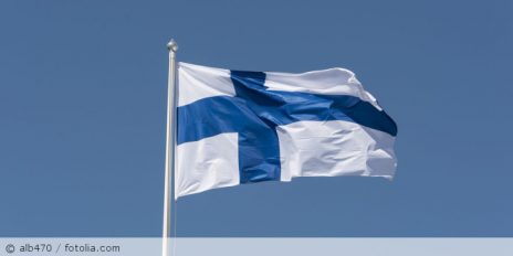 Finnland Flagge.