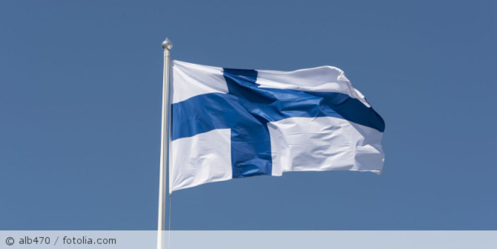 Finnland Flagge.