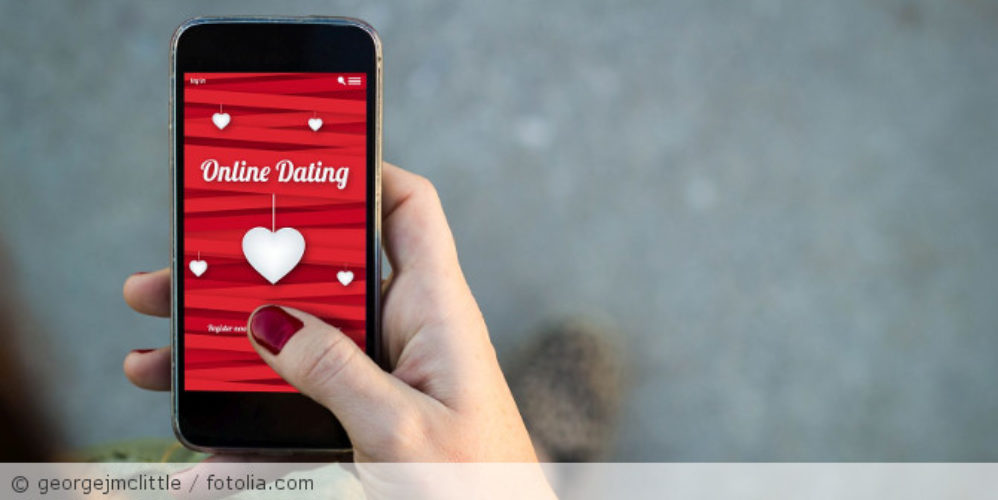 Dating-App auf einen Smartphone.