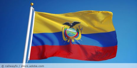Ecuador-Flagge.