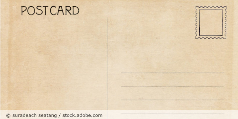 Alte Postkarte.