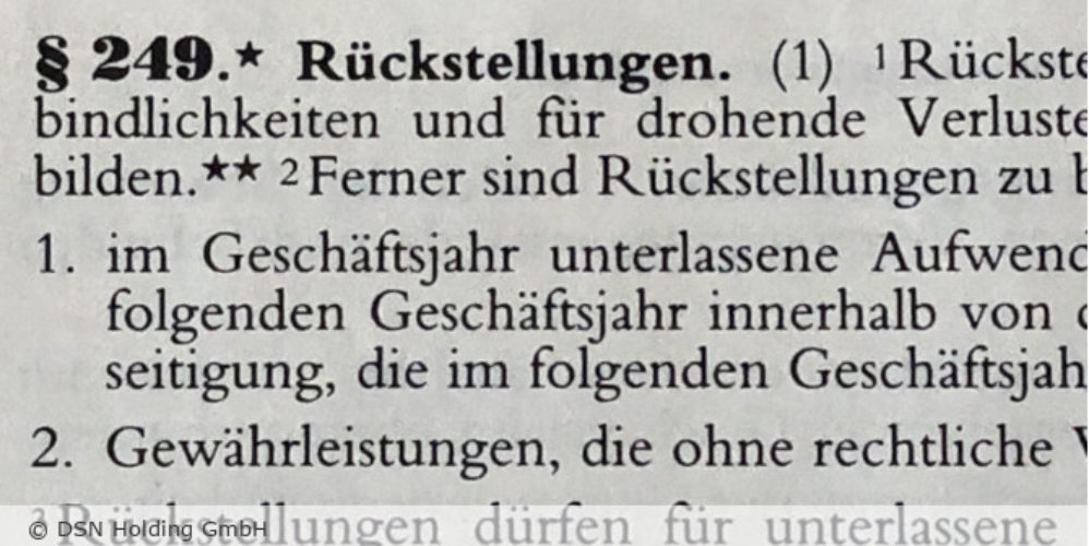 Rueckstellungen_DSN_Holding