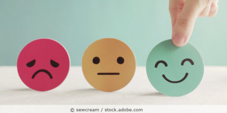 Drei Runde Smilys.