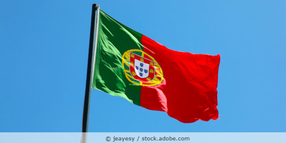 Portugal-Flagge.