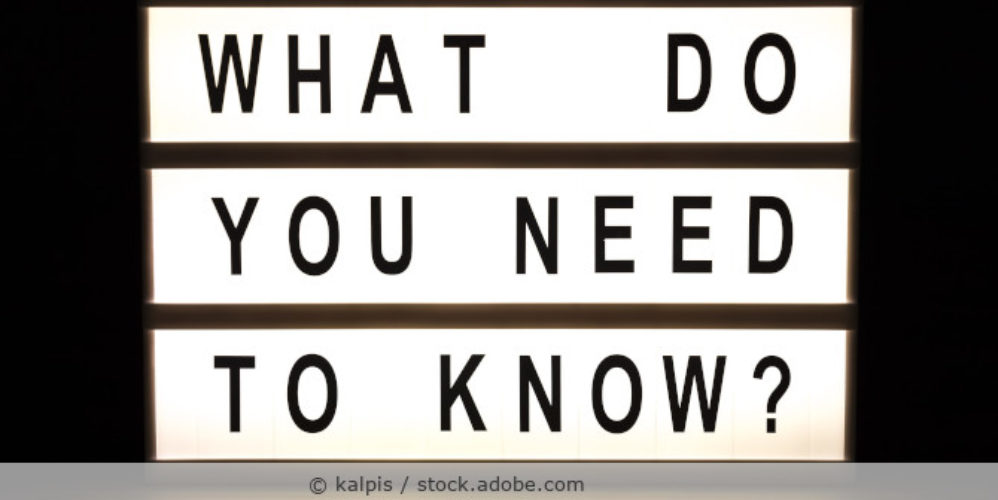 What do you need to know