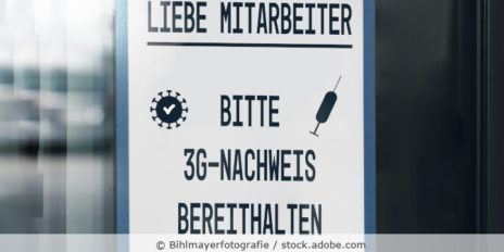 Liebe Mitarbeiter, bitte 3G Nachweis bereithalten
