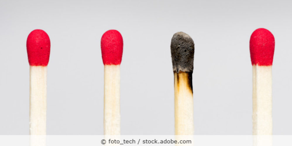Burnout_Symbolbild_Streichhoelzer_AdobeStock_88286042