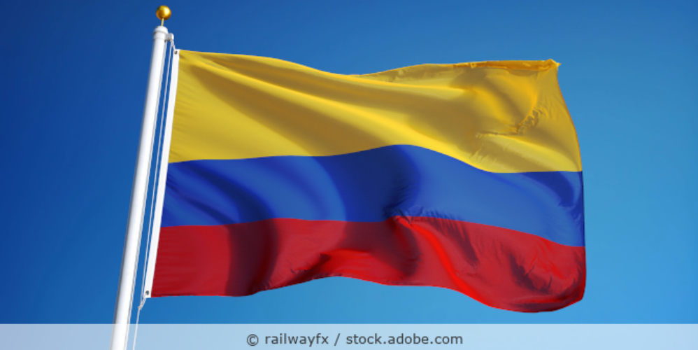 Flagge Kolumbiens