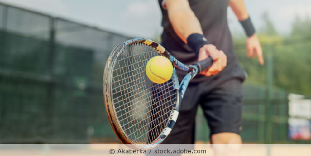 Tennisspieler Nahaufnahme